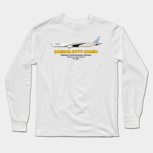 Boeing B777-300ER - Pakistan International Airlines "Colours of the Desert" Long Sleeve T-Shirt